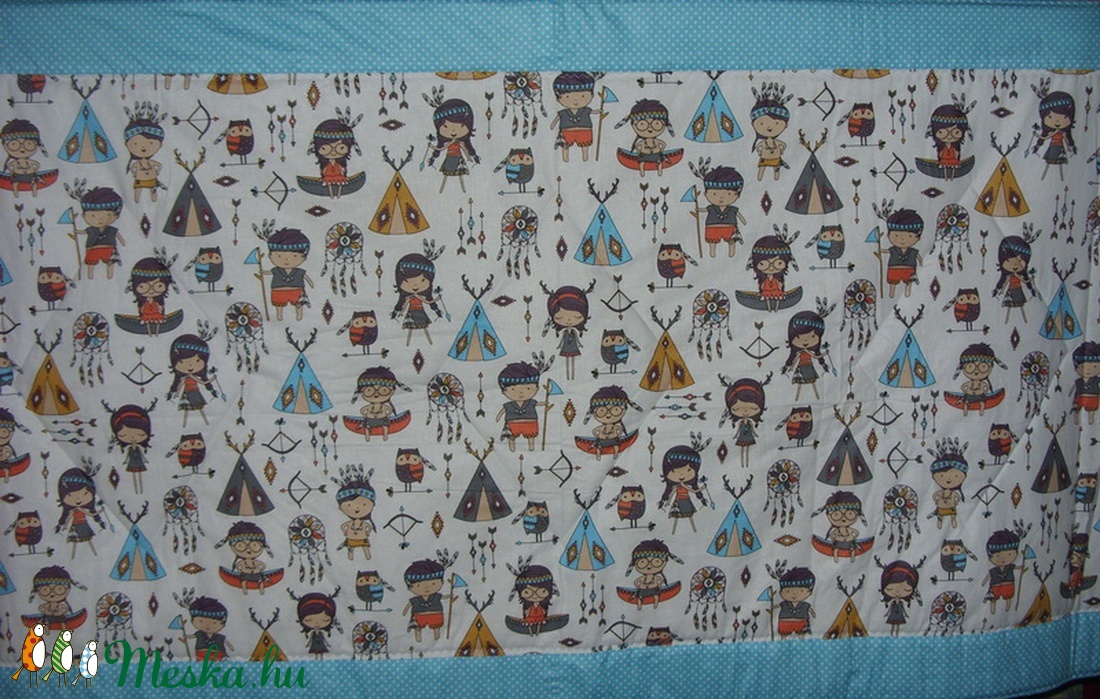 Indiánok - tipik - falvédő - minőségi 170 x 80 cm - otthon & életmód - babaszoba, gyerekszoba - falvédő gyerekszobába - Meska.hu Indiánok - tipik - falvédő - minőségi 170 x 80 cm - otthon & életmód - babaszoba, gyerekszoba - falvédő gyerekszobába - Meska.hu