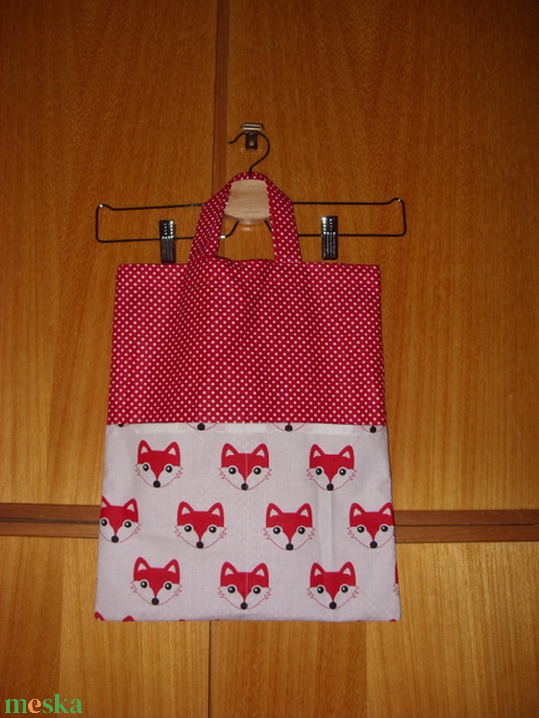 Füles  ovis ruha zsák 55 x 40 cm  100% pamut textil - ovis jellel és névvel is - játék & sport - ovis felszerelés - Meska.hu
