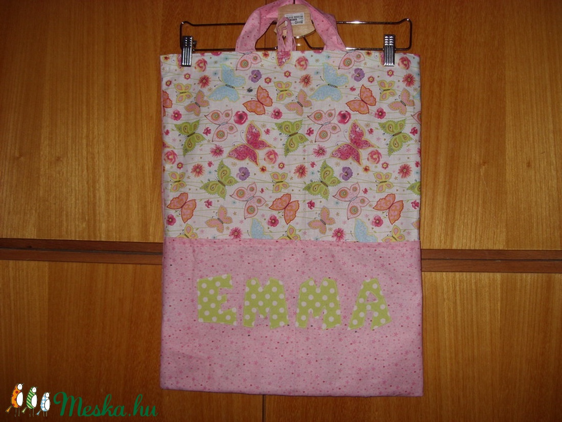 Füles Ovis ruha zsák - patchwork ovis jellel is  100% design pamutvászon -10 féle rendelhető textilből - játék & sport - ovis felszerelés - Meska.hu