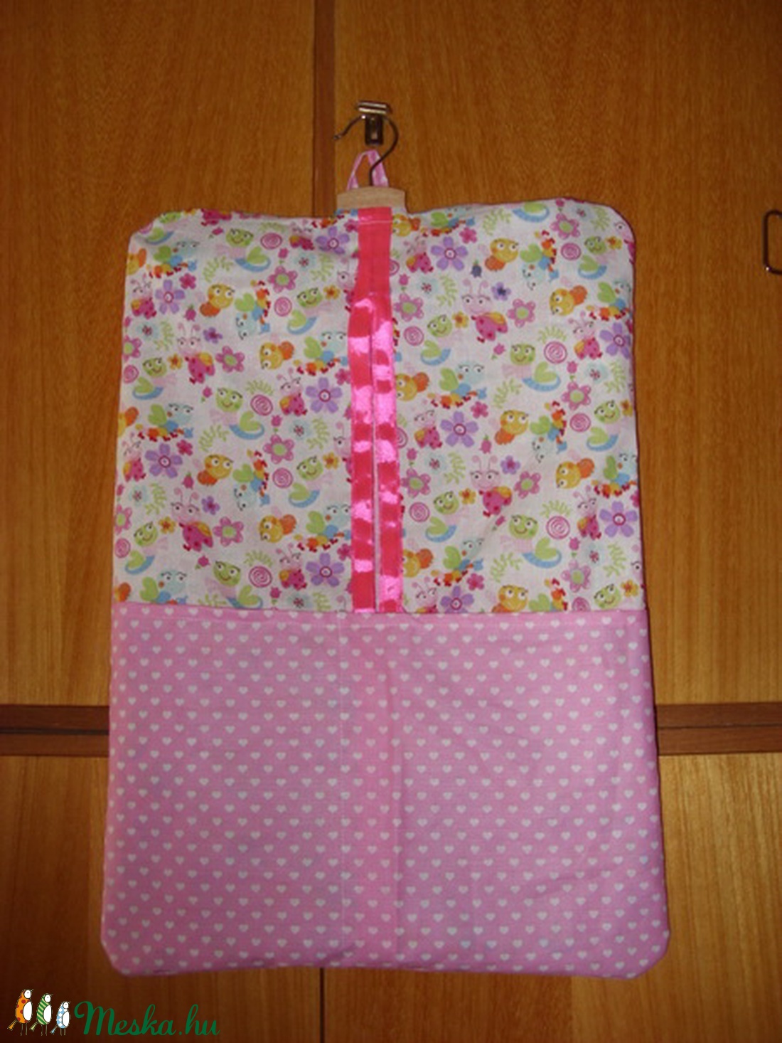 Csajos  ovis ruha zsák  100% pamut design textil - játék & sport - ovis felszerelés - Meska.hu