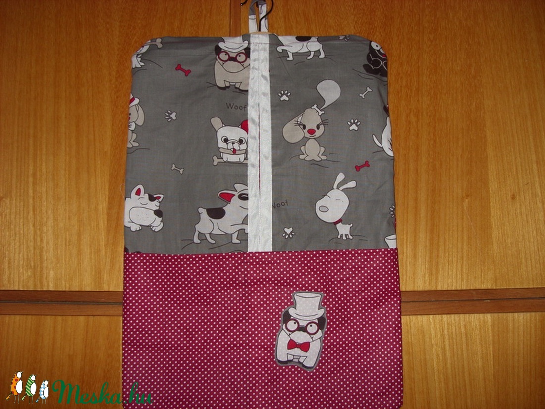 Fiús  ovis ruha zsák  100% pamut design textil - játék & sport - ovis felszerelés - Meska.hu