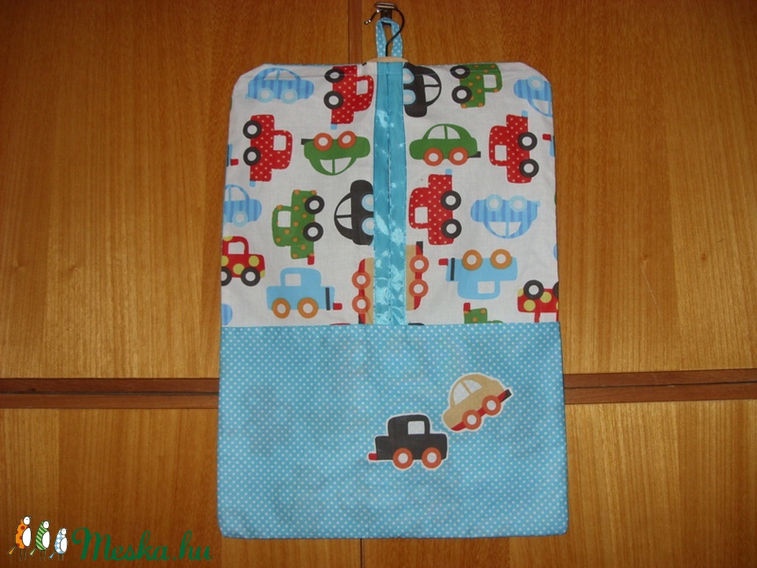 Fiús  ovis ruha zsák  100% pamut design textil - játék & sport - ovis felszerelés - Meska.hu