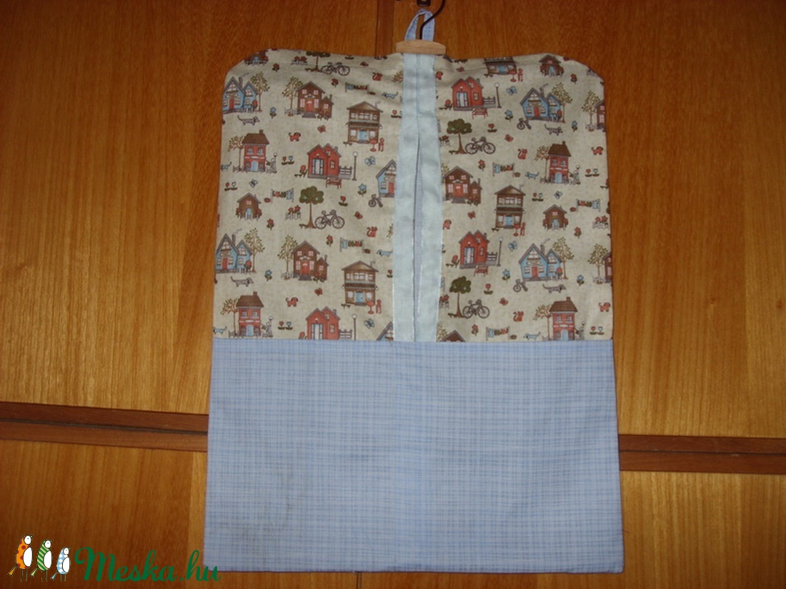 Fiús  ovis ruha zsák  100% pamut design textil - játék & sport - ovis felszerelés - Meska.hu