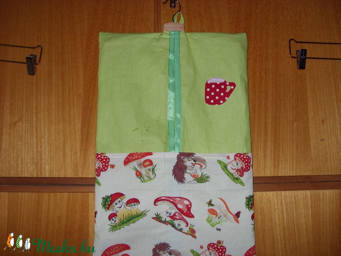 Ovis ruha zsák  - patchwork ovis jellel és névvel is 100% pamut design textil - játék & sport - ovis felszerelés - Meska.hu
