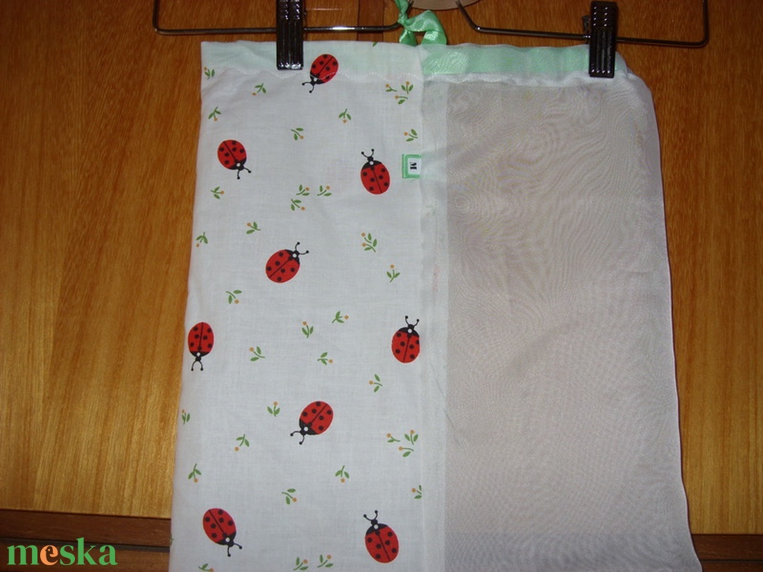 Gyümölcsös zsák, újra használható, mosható Zöldülj Te is - táska & tok - bevásárlás & shopper táska - zöldség/gyümölcs zsák - Meska.hu