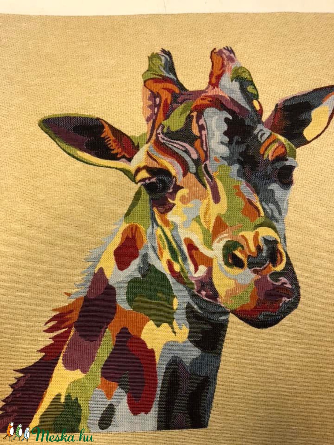 47 x 47 cm blokk panel -  Minőségi anyagában mintásan szövött jaquard textil - kellékek & szerszámok - méteráru - pamut - Meska.hu