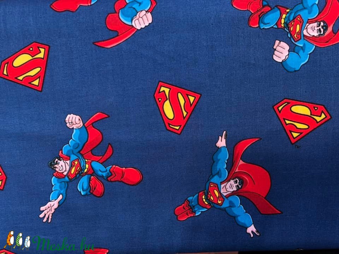 MADAGASZKÁR, SUPERMAN és dinó mintás USA design textilek méterben - kellékek & szerszámok - méteráru - vászon - Meska.hu