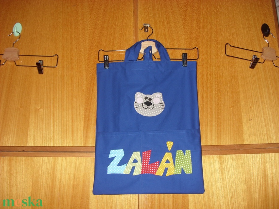 Füles ovis zsák - fiús és uni - 100% design pamut - névvel, ovi jellel is - játék & sport - ovis felszerelés - ovis zsák - Meska.hu