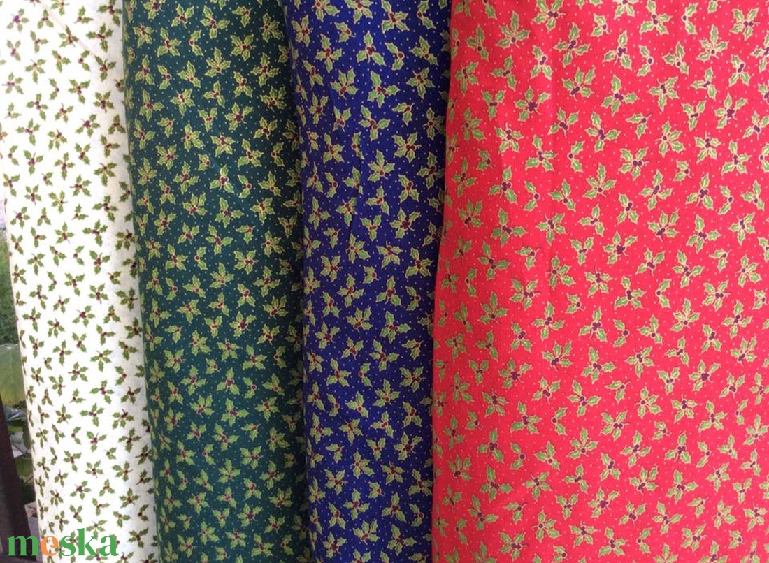 Több féle - Karácsonyi apró mintás német design textil 70 x 30 cm - kellékek & szerszámok - méteráru - pamut - Meska.hu Több féle - Karácsonyi apró mintás német design textil 70 x 30 cm - kellékek & szerszámok - méteráru - pamut - Meska.hu