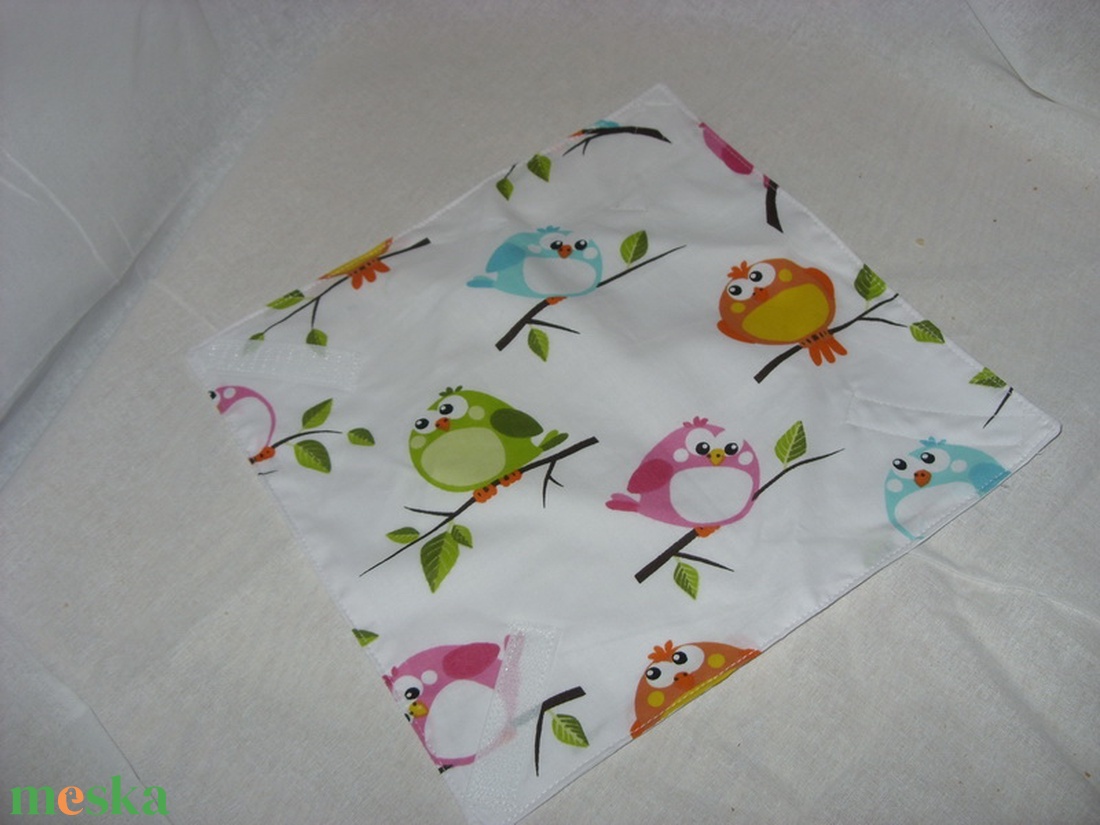 Design Uzsonna csomagoló, tépőzáras újraszalvéta - sandwich bag - uzsonnás textil szalvéta -  vízhatlan szalvéta  - táska & tok - uzsonna- & ebéd tartó - szendvics csomagoló - Meska.hu