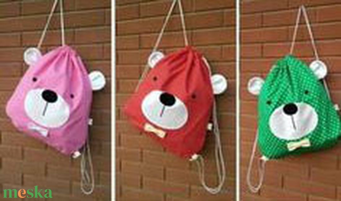 Macifej és Minnie applikációs Gym bag hátizsák, tornazsák ovis és sulis méretben - játék & sport - ovis felszerelés - ovis tornazsák - Meska.hu