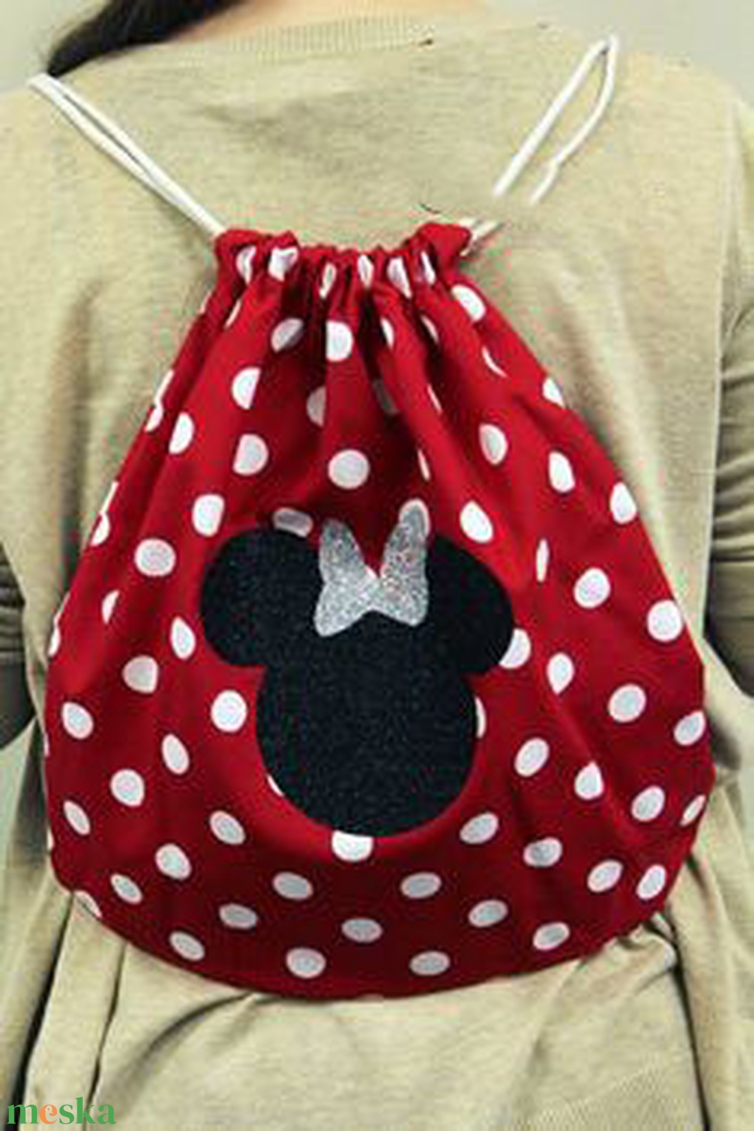 Minnie - több féle applikációs Gym bag hátizsák, tornazsák ovis és sulis méretben - játék & sport - ovis felszerelés - ovis tornazsák - Meska.hu