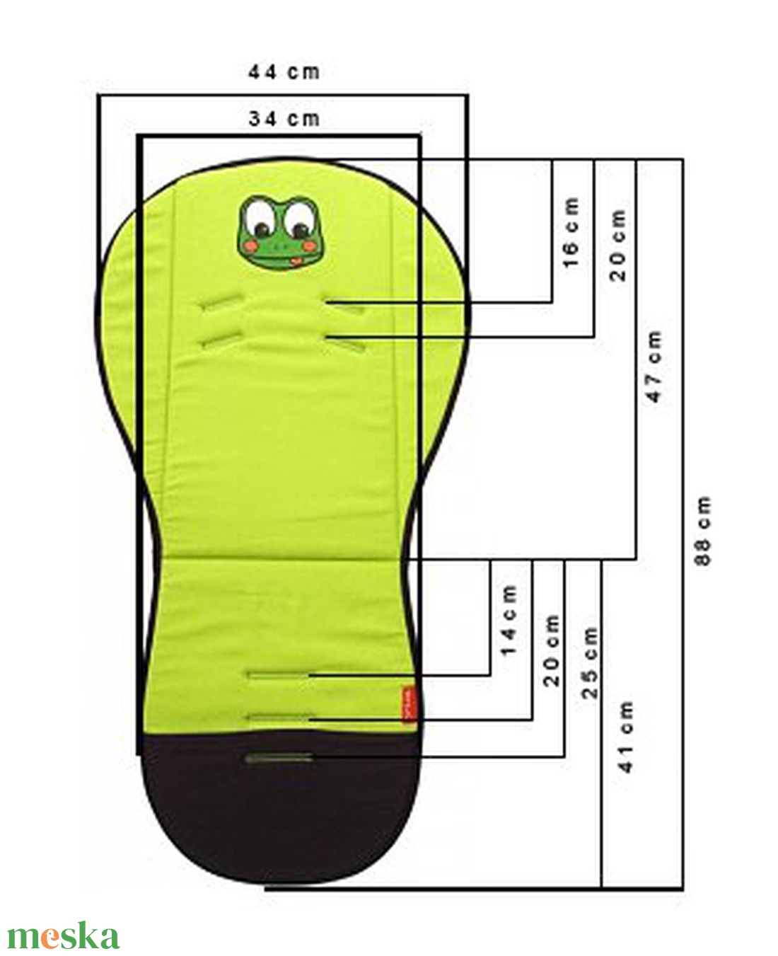 Pamut védő betét méretre - babakocsiba, autósülésbe - 100% design pamutból - tolókar és/vagy  karfa takaró - méretre - játék & sport - 3 éves kor alattiaknak - gyerekülés huzat - Meska.hu