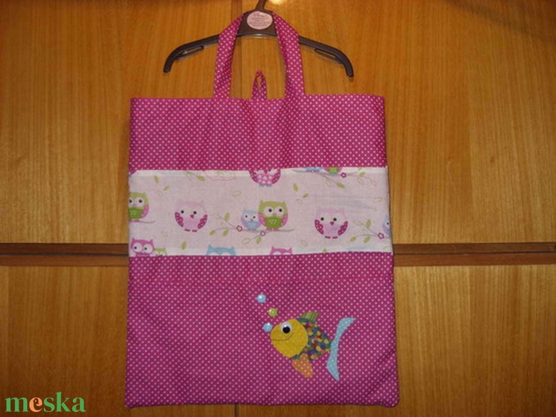 Füles ovis zsák - fiús - 100% design pamut - névvel, ovis jellel is - játék & sport - ovis felszerelés - ovis zsák - Meska.hu