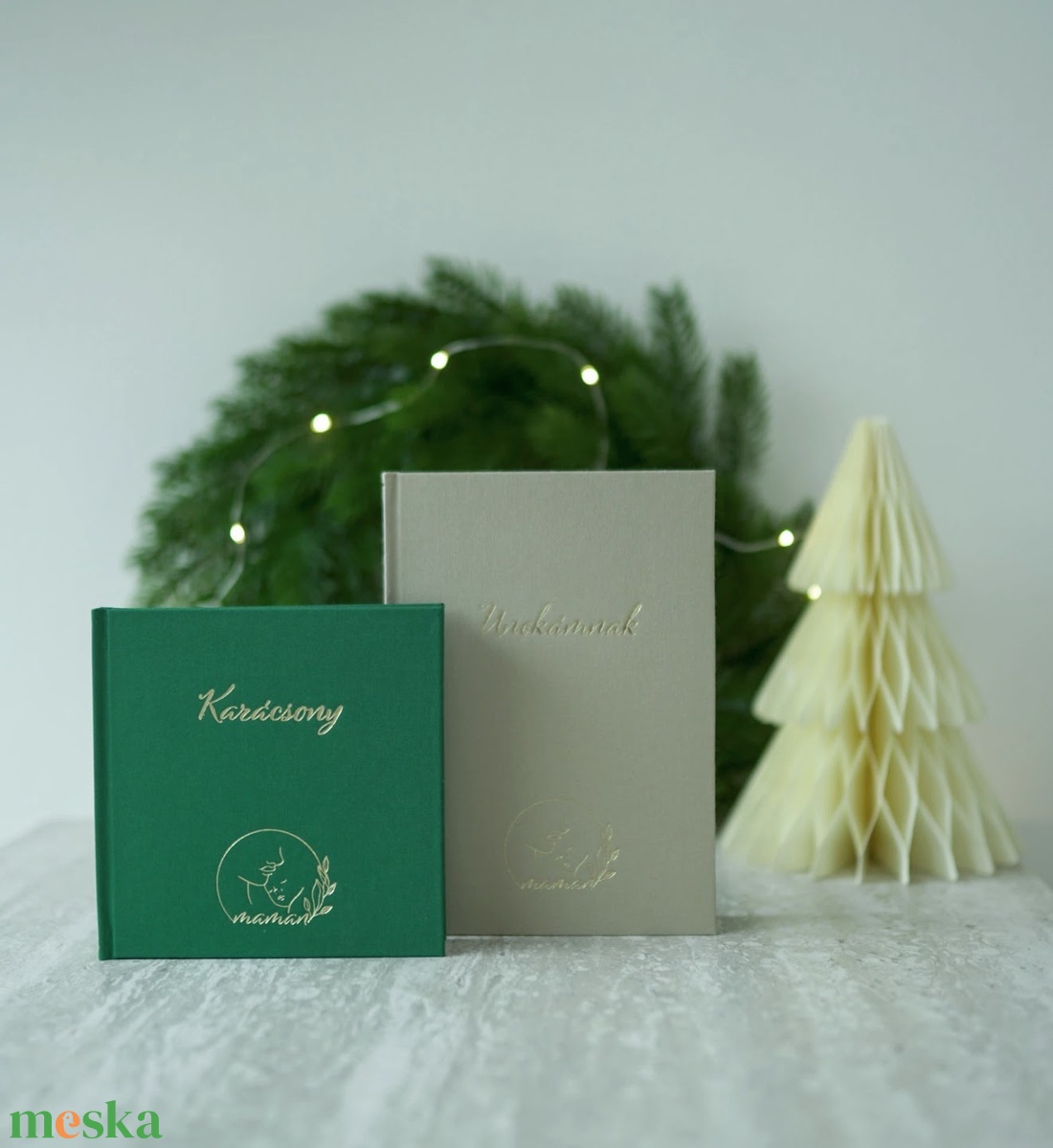 Nagyis karácsonyi naplócsomag - otthon & életmód - papír, írószer - babanapló - Meska.hu