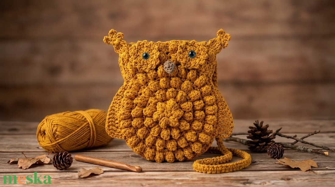 horgolt telefontartó kistáska - táska & tok - kézitáska & válltáska - vállon átvethető táska - Meska.hu