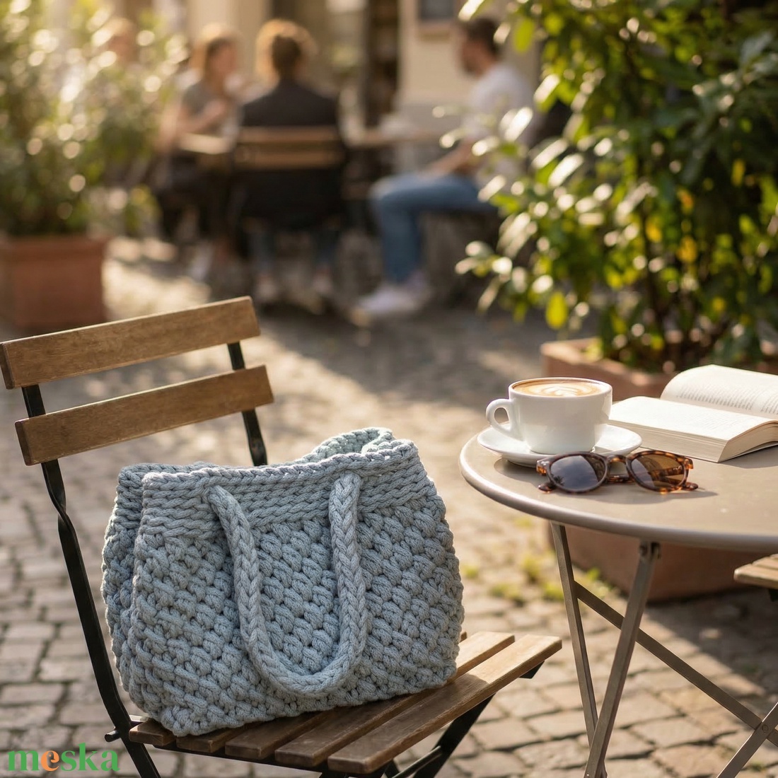 Horgolt kézitáska/válltáska - táska & tok - kézitáska & válltáska - válltáska - Meska.hu