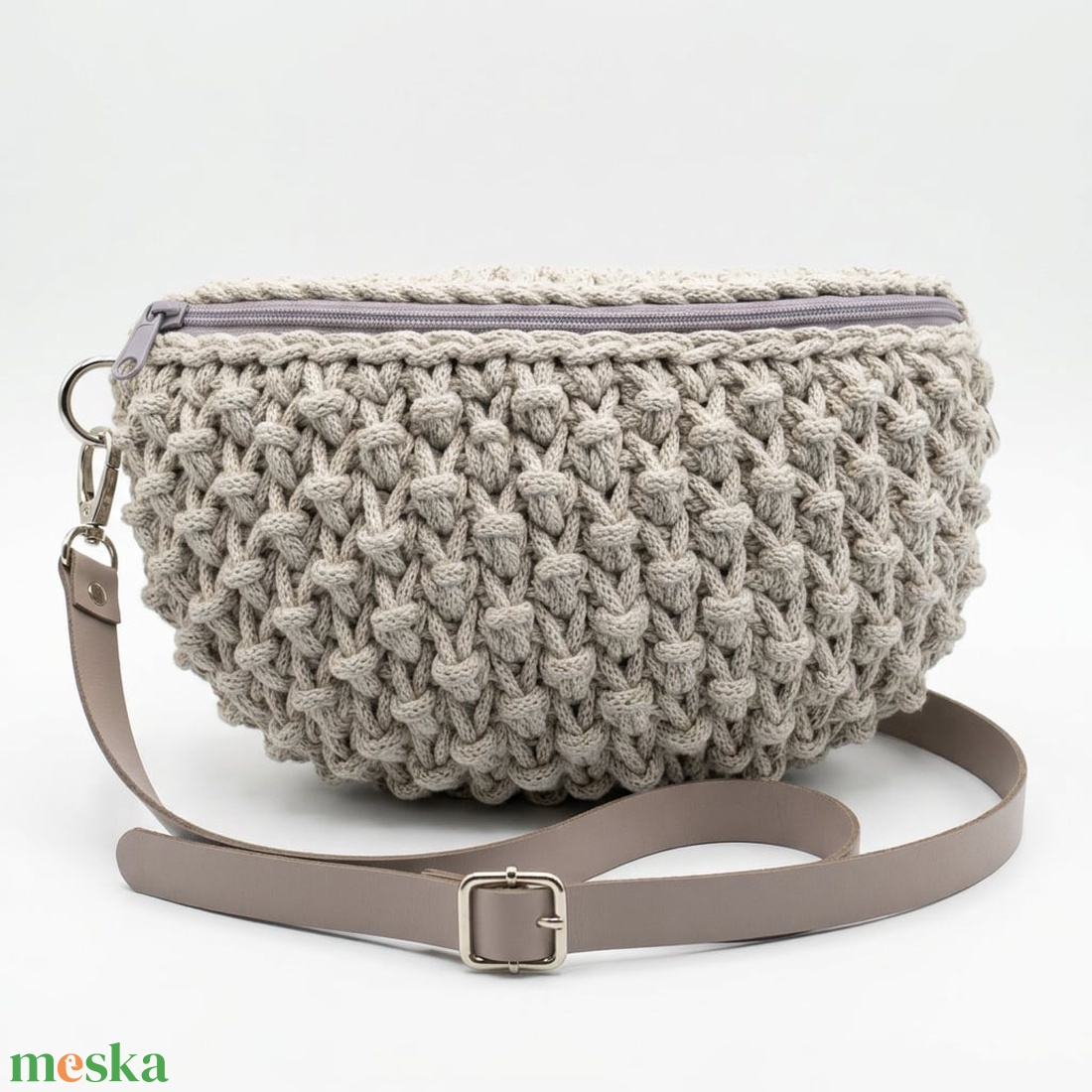 Horgolt crossbody - táska & tok - kézitáska & válltáska - vállon átvethető táska - Meska.hu
