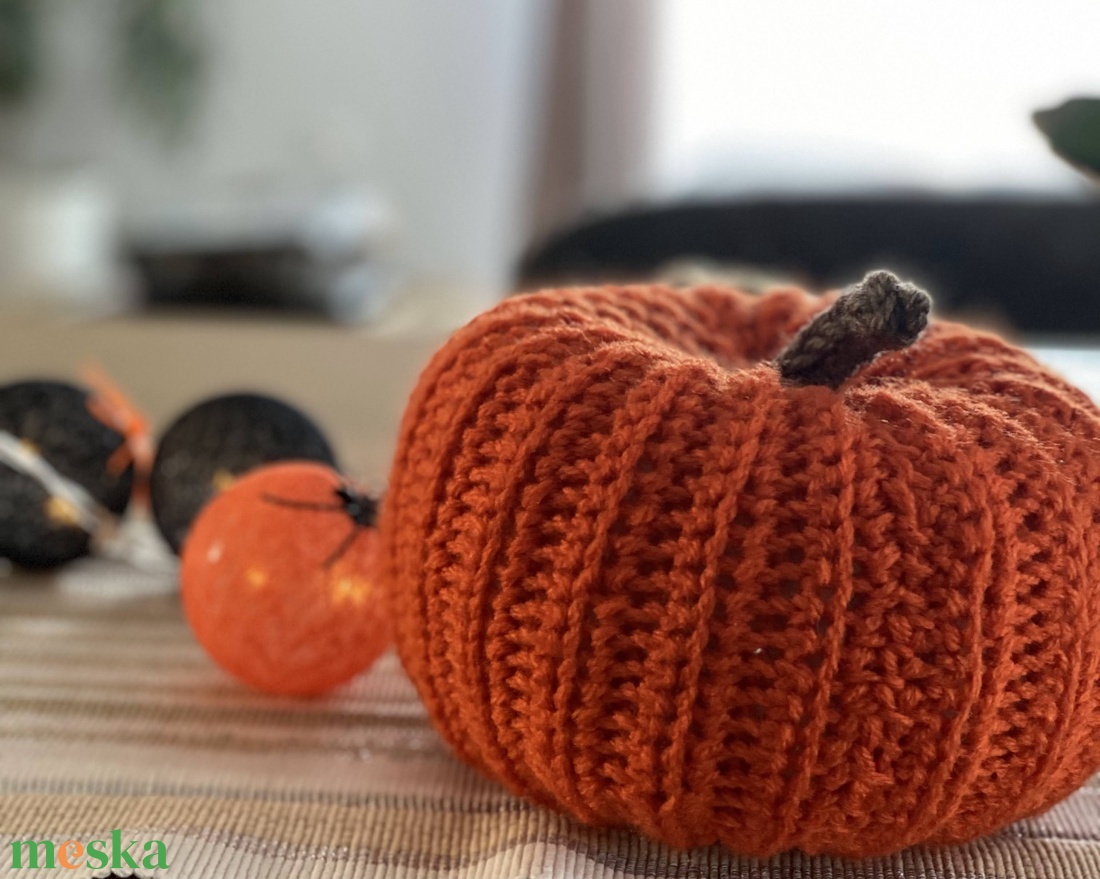 Horgolt haloweeni dísztök - otthon & életmód - dekoráció - halloween - halloweeni tök - Meska.hu Horgolt haloweeni dísztök - otthon & életmód - dekoráció - halloween - halloweeni tök - Meska.hu