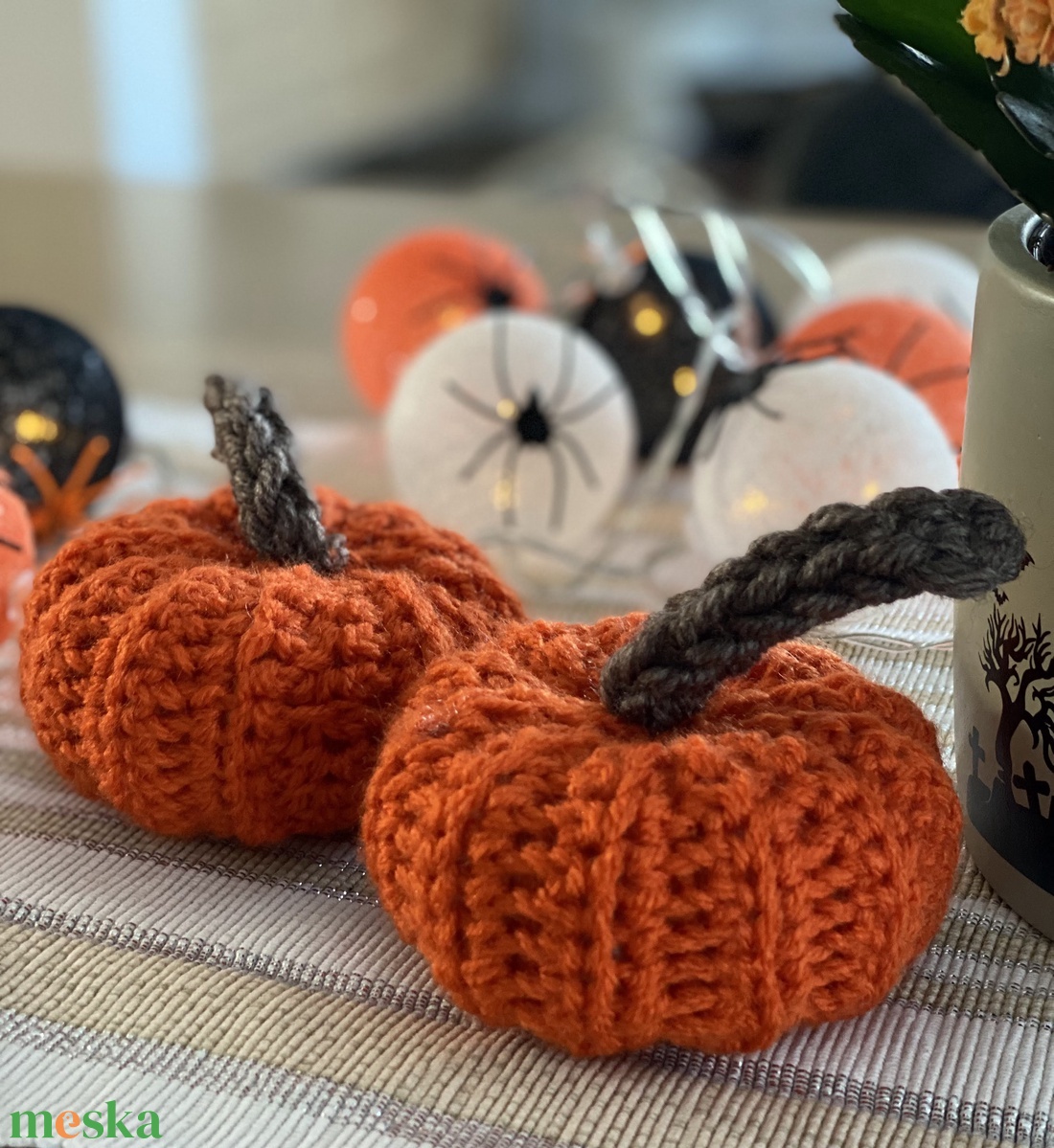 Horgolt haloweeni dísztök - otthon & életmód - dekoráció - halloween - halloweeni tök - Meska.hu Horgolt haloweeni dísztök - otthon & életmód - dekoráció - halloween - halloweeni tök - Meska.hu