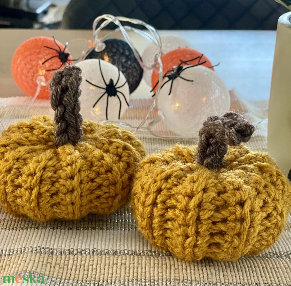 Horgolt haloweeni dísztök - otthon & életmód - dekoráció - halloween - halloweeni tök - Meska.hu Horgolt haloweeni dísztök - otthon & életmód - dekoráció - halloween - halloweeni tök - Meska.hu