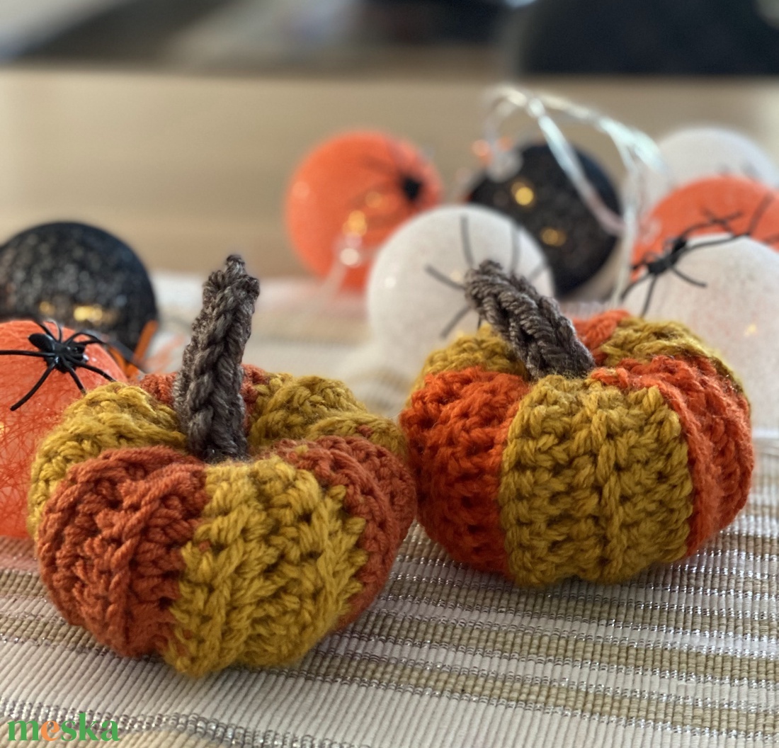 Horgolt haloweeni dísztök - otthon & életmód - dekoráció - halloween - halloweeni tök - Meska.hu Horgolt haloweeni dísztök - otthon & életmód - dekoráció - halloween - halloweeni tök - Meska.hu