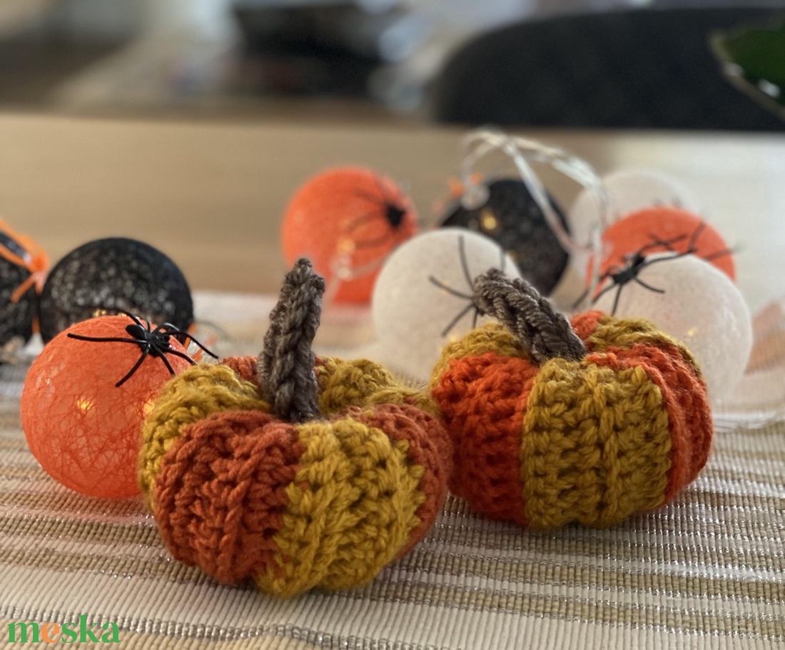 Horgolt haloweeni dísztök - otthon & életmód - dekoráció - halloween - halloweeni tök - Meska.hu Horgolt haloweeni dísztök - otthon & életmód - dekoráció - halloween - halloweeni tök - Meska.hu