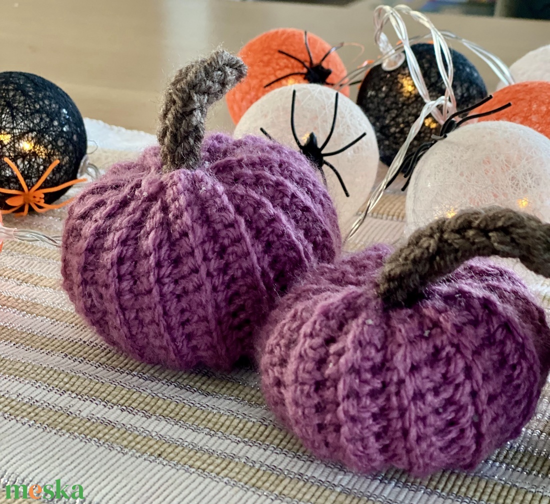 Horgolt haloweeni dísztök - otthon & életmód - dekoráció - halloween - halloweeni tök - Meska.hu Horgolt haloweeni dísztök - otthon & életmód - dekoráció - halloween - halloweeni tök - Meska.hu