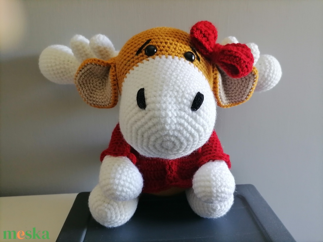 jávorszarvas kislány - játék & sport - plüssállat & játékfigura - őzike, szarvas - Meska.hu