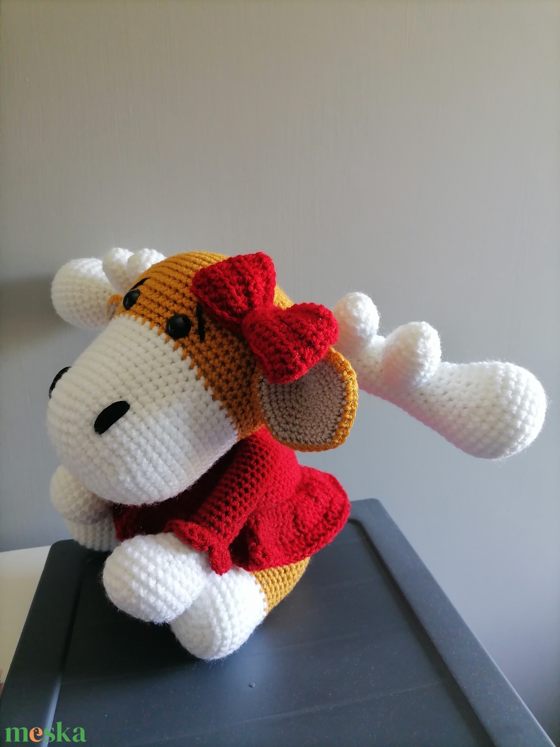 jávorszarvas kislány - játék & sport - plüssállat & játékfigura - őzike, szarvas - Meska.hu