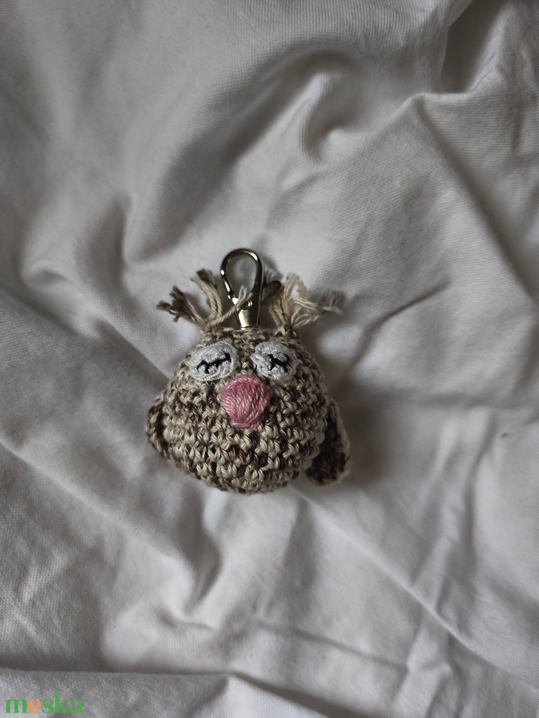 Cirmos bagoly kulcstartó - táska & tok - kulcstartó & táskadísz - kulcstartó - Meska.hu