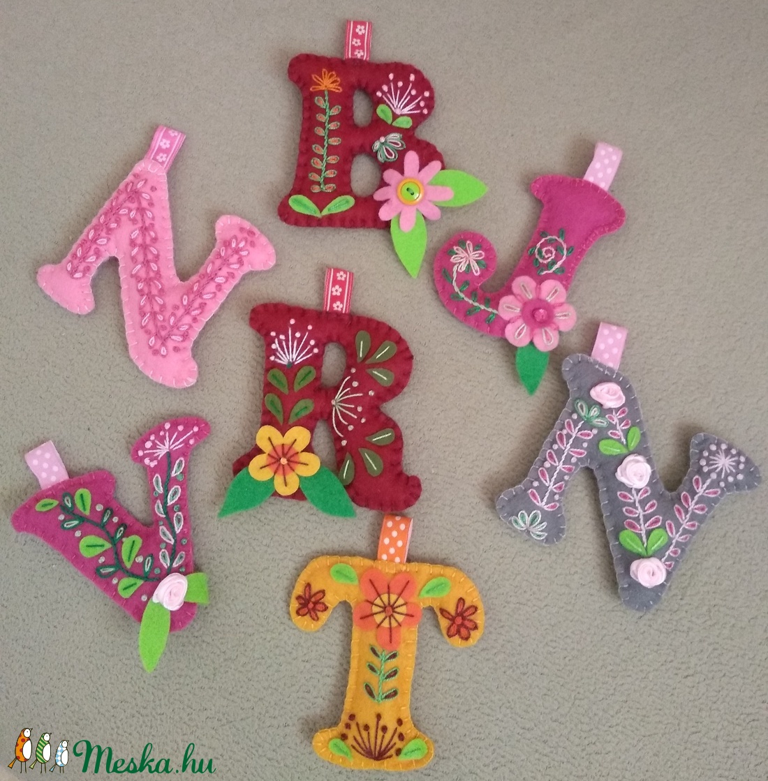 Monogramok - otthon & életmód - dekoráció - Meska.hu