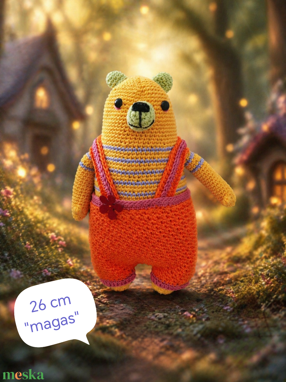 Amigurumi jegesmedve  - játék & sport - plüssállat & játékfigura - maci - Meska.hu