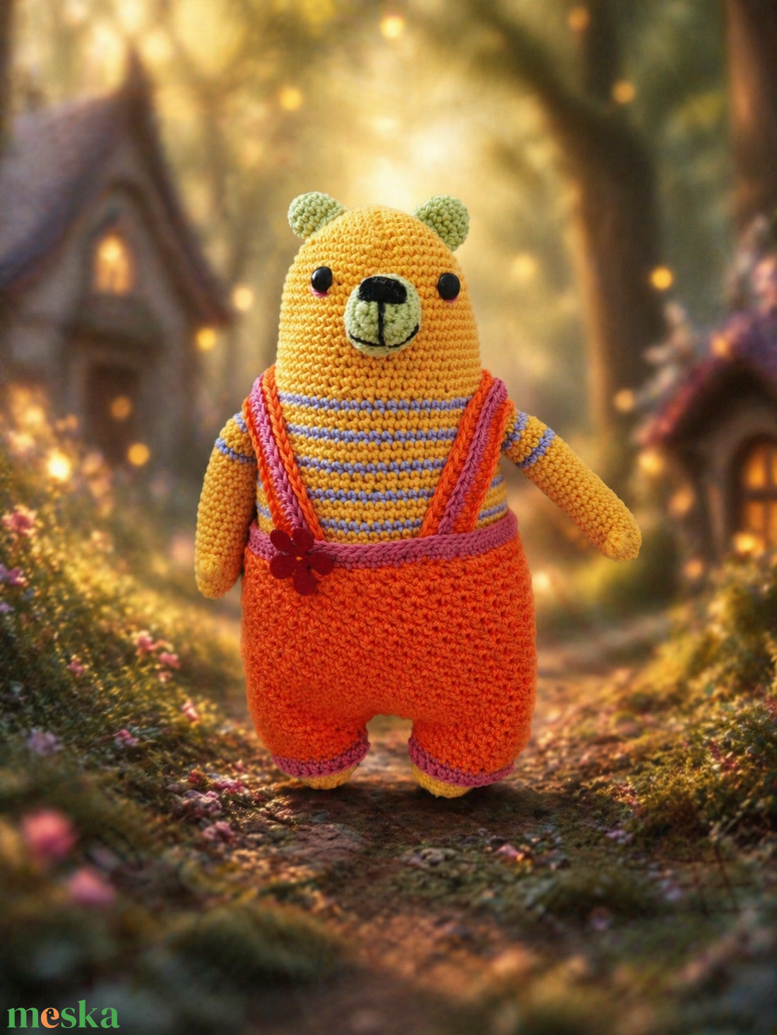 Amigurumi jegesmedve  - játék & sport - plüssállat & játékfigura - maci - Meska.hu