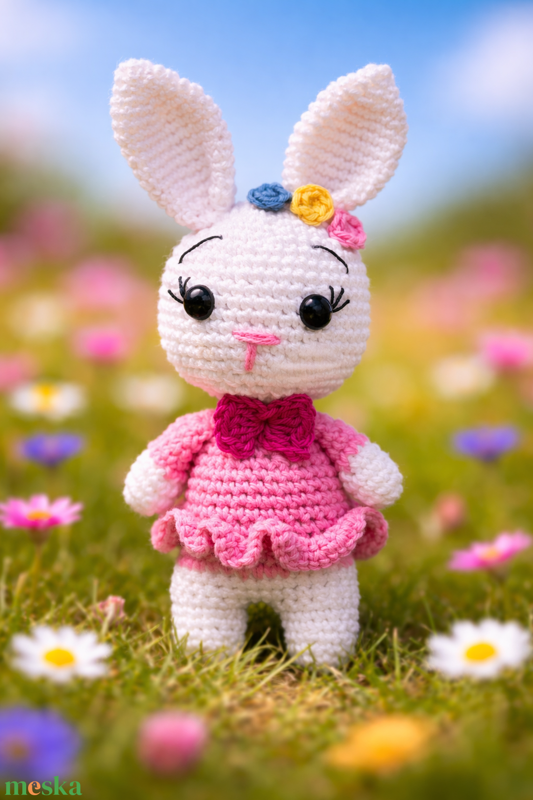 Amigurumi nyuszi  - játék & sport - plüssállat & játékfigura - nyuszi - Meska.hu