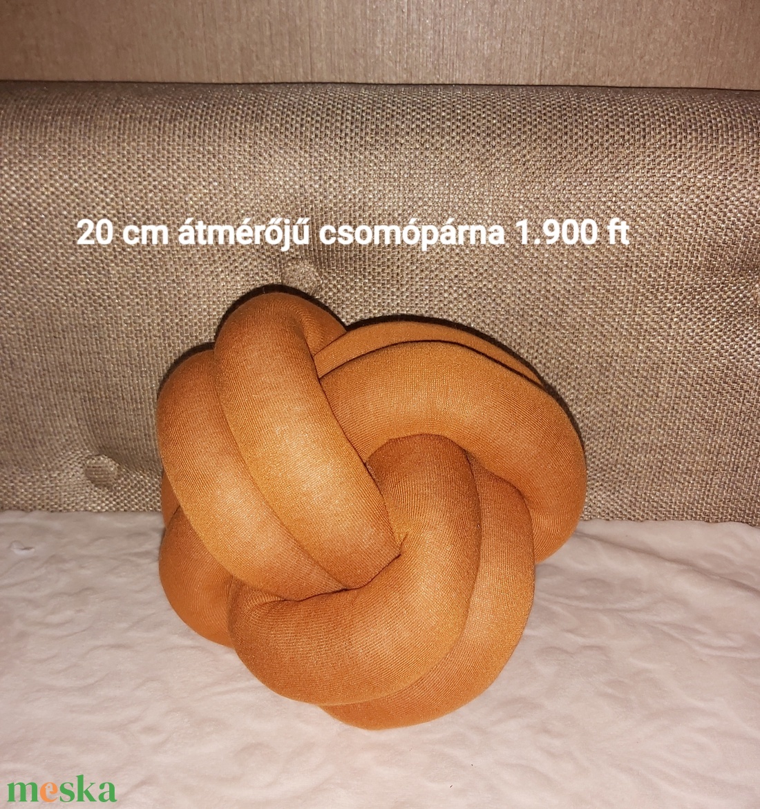 Csomópárna - otthon & életmód - lakástextil - párna & párnahuzat - Meska.hu