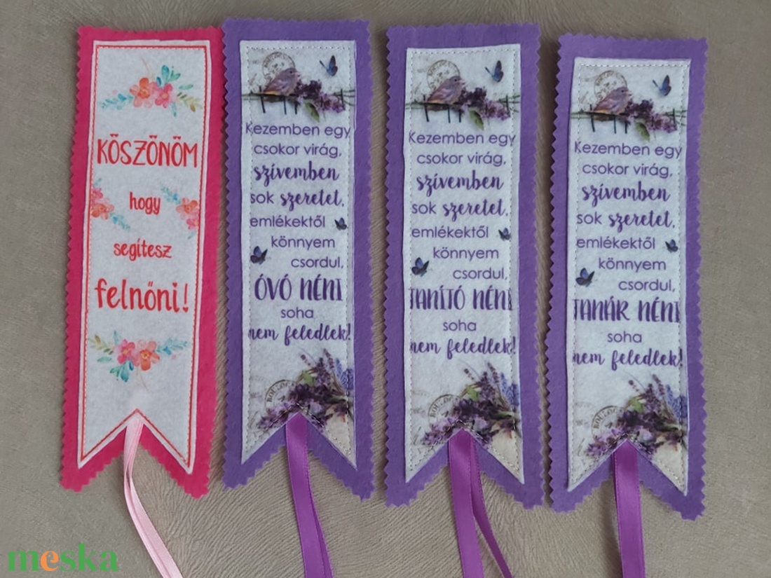 Pedagógusnapra, vagy csak úgy filc könyvjelző - otthon & életmód - dekoráció - dísztárgy - Meska.hu Pedagógusnapra, vagy csak úgy filc könyvjelző - otthon & életmód - dekoráció - dísztárgy - Meska.hu