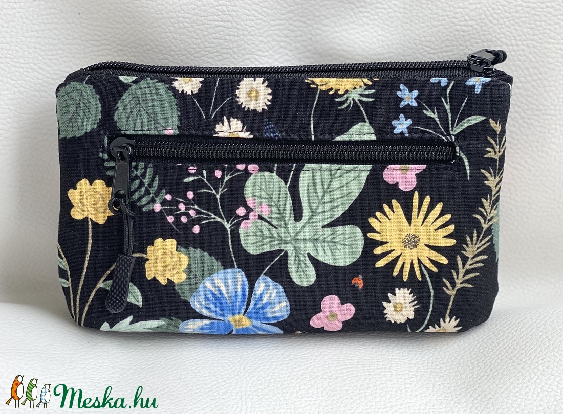 Secret Garden pamutvászon női pénztárca - táska & tok - pénztárca & más tok - pénztárca - Meska.hu