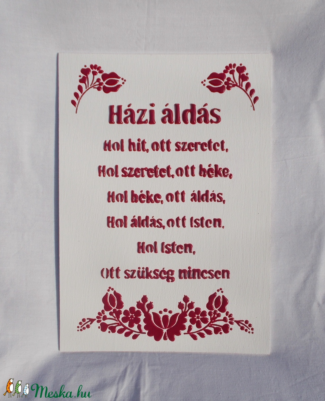 Házi áldás - síkból kiemelkedő, fényes betűkkel és mintával - otthon & lakás - spiritualitás & vallás - házi áldás - Meska.hu Házi áldás - síkból kiemelkedő, fényes betűkkel és mintával - otthon & lakás - spiritualitás & vallás - házi áldás - Meska.hu
