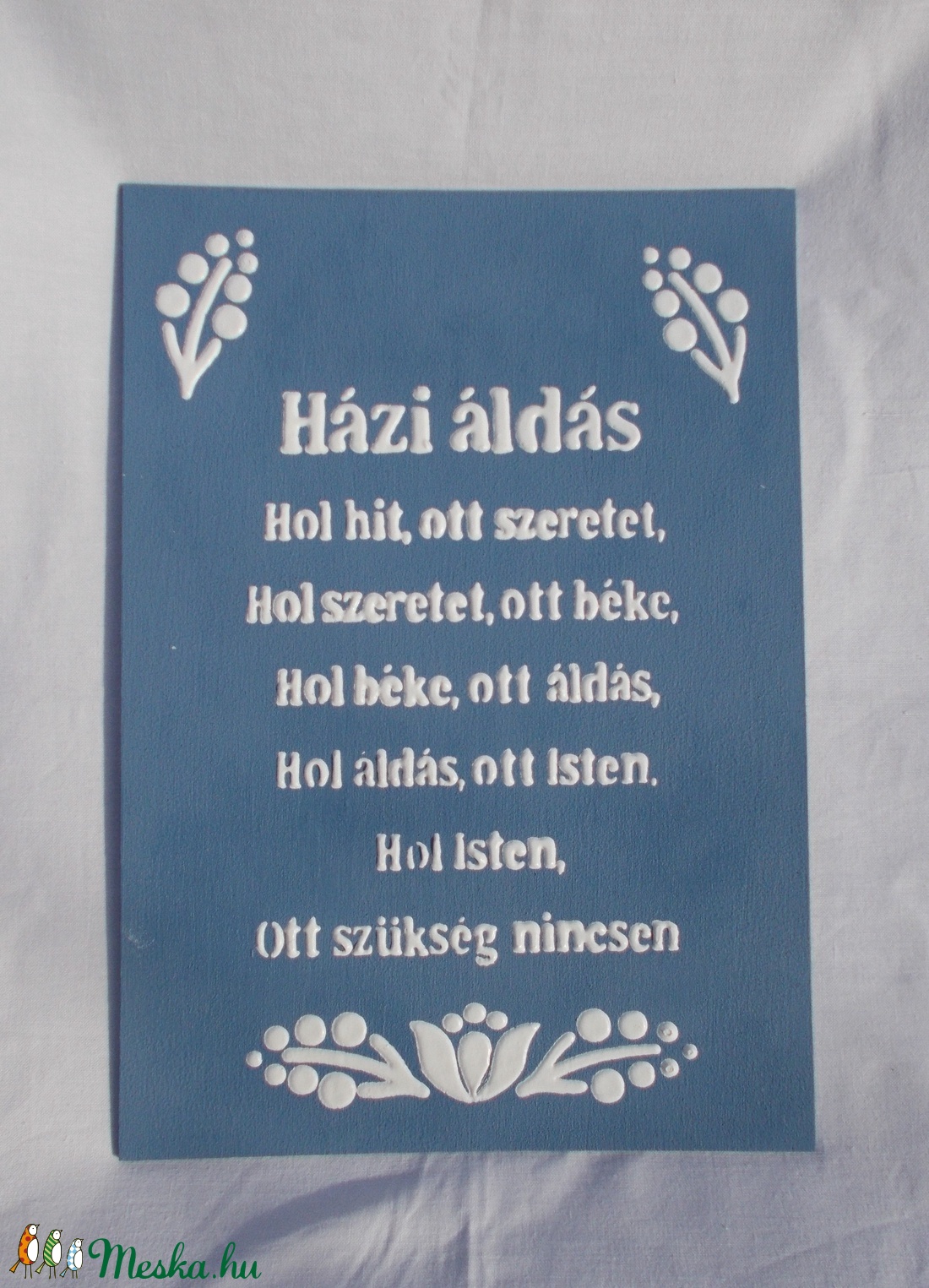 Házi áldás - síkból kiemelkedő, fényes betűkkel és mintával - otthon & lakás - spiritualitás & vallás - házi áldás - Meska.hu Házi áldás - síkból kiemelkedő, fényes betűkkel és mintával - otthon & lakás - spiritualitás & vallás - házi áldás - Meska.hu