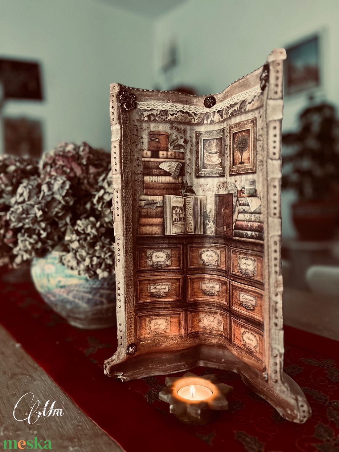 Kúpcserép dekoráció - otthon & életmód - dekoráció - dísztárgy - Meska.hu