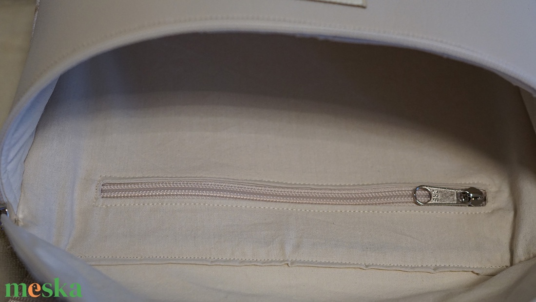 Oldaltáska mandula-zöld mintás - táska & tok - kézitáska & válltáska - vállon átvethető táska - Meska.hu