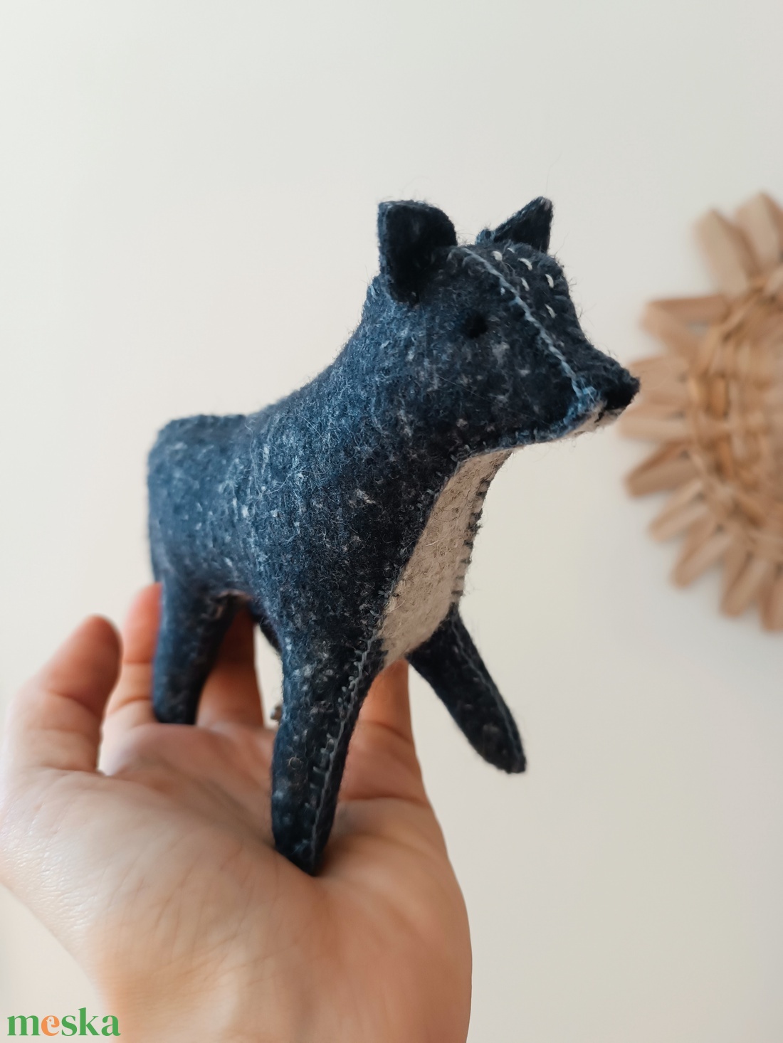 Gyapjúfilc Malac + Farkas csomag - játék & sport - plüssállat & játékfigura - más figura - Meska.hu