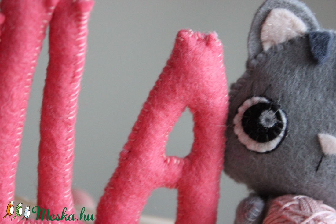 NÉVTÁBLA cicás - otthon & életmód - babaszoba, gyerekszoba - babaszoba, gyerekszoba - Meska.hu