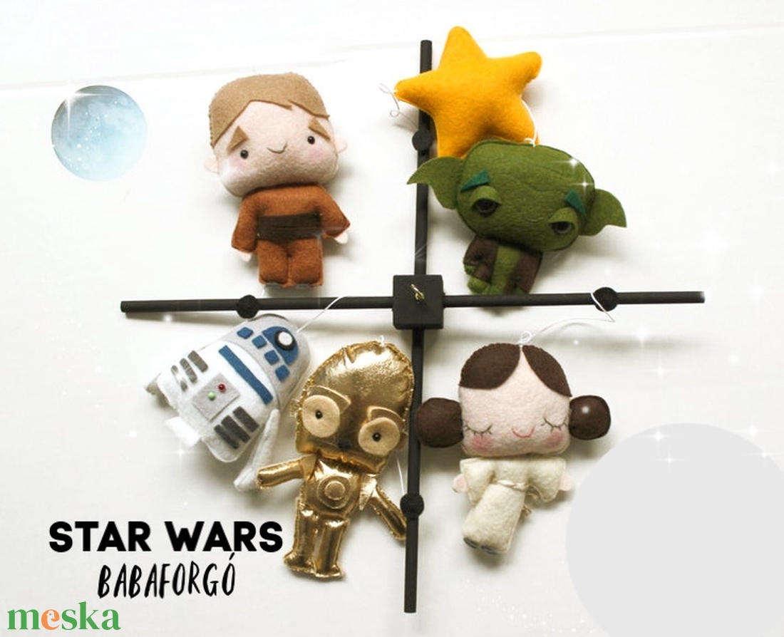 STAR WARS Babaforgó, 3CPO, R2D2, Lea hercegnő, Luke Skywalker, Yoda - játék & sport - babalátogató ajándékcsomag - Meska.hu STAR WARS Babaforgó, 3CPO, R2D2, Lea hercegnő, Luke Skywalker, Yoda - játék & sport - babalátogató ajándékcsomag - Meska.hu