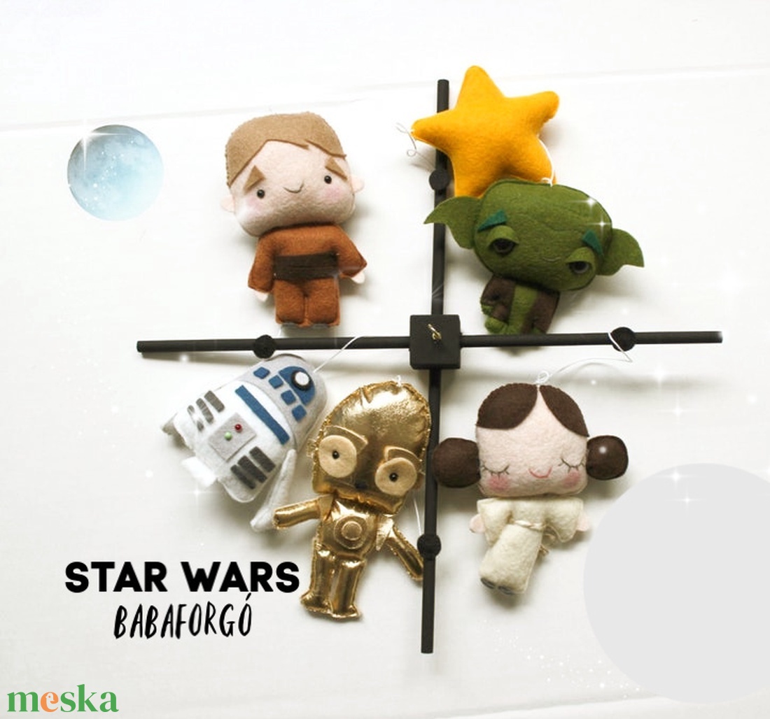 STAR WARS Babaforgó, 3CPO, R2D2, Lea hercegnő, Luke Skywalker, Yoda - játék & sport - babalátogató ajándékcsomag - Meska.hu STAR WARS Babaforgó, 3CPO, R2D2, Lea hercegnő, Luke Skywalker, Yoda - játék & sport - babalátogató ajándékcsomag - Meska.hu
