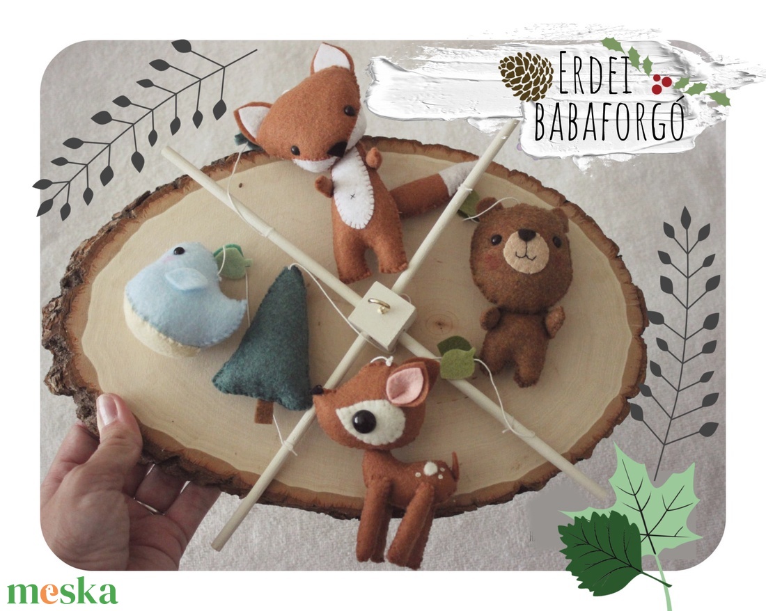 Szarvasos rókás FORGÓ, babaváró, baba, kisbaba, babaágy, kiságy, babaszoba, róka, maci, madár, szarvas, fenyő - játék & sport - babalátogató ajándékcsomag - Meska.hu Szarvasos rókás FORGÓ, babaváró, baba, kisbaba, babaágy, kiságy, babaszoba, róka, maci, madár, szarvas, fenyő - játék & sport - babalátogató ajándékcsomag - Meska.hu