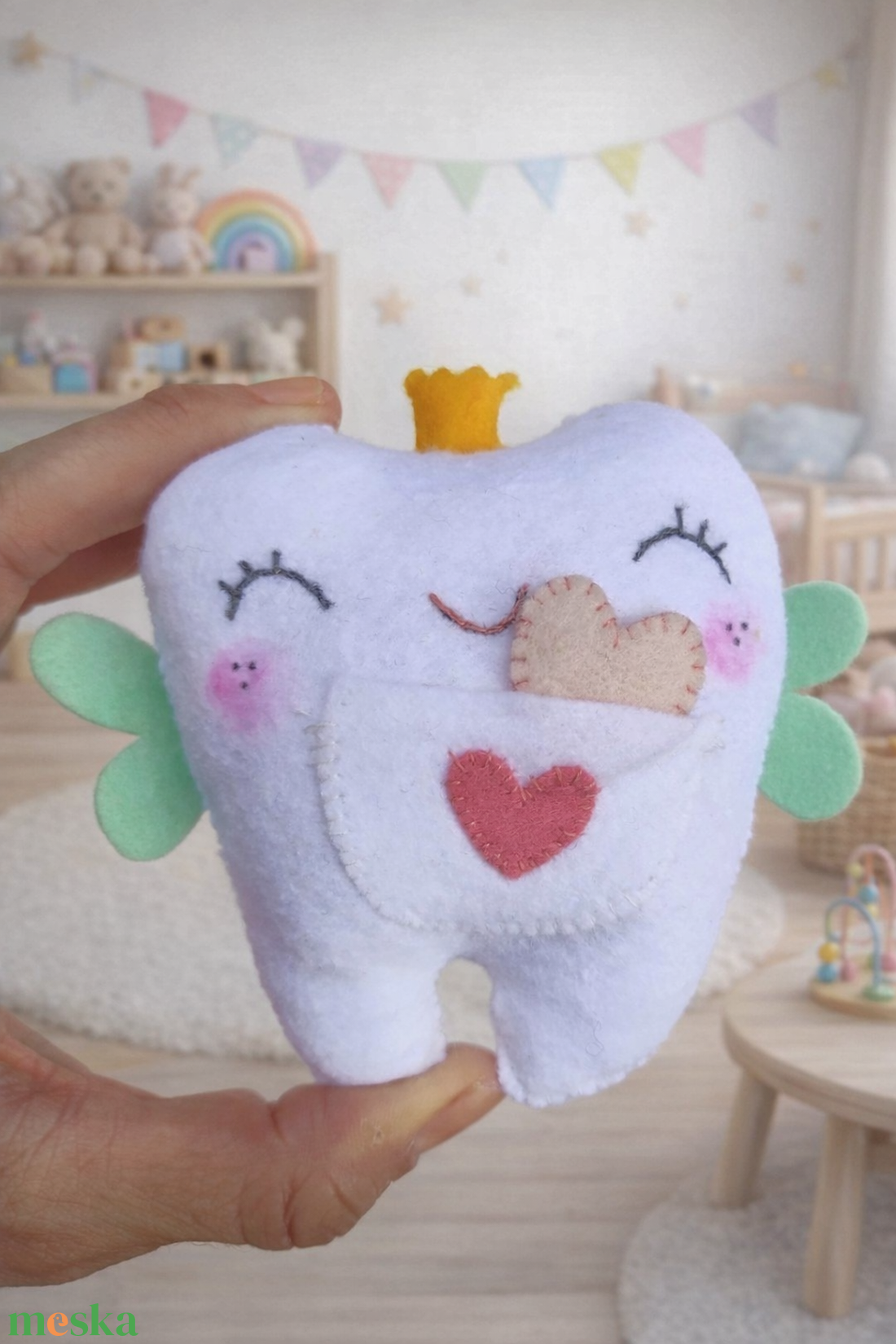 FOGTÜNDÉR, fog, tündér, királylány, hercegnő, fogváltás, kisiskolás, lány, fiú, mancsicsi, játék, plüss - játék & sport - plüssállat & játékfigura - más figura - Meska.hu