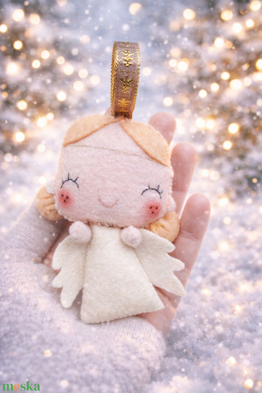 karácsonyfadísz, angyal, magyar kézműves termék, karácsony - karácsony - karácsonyi lakásdekoráció - karácsonyfadíszek - Meska.hu