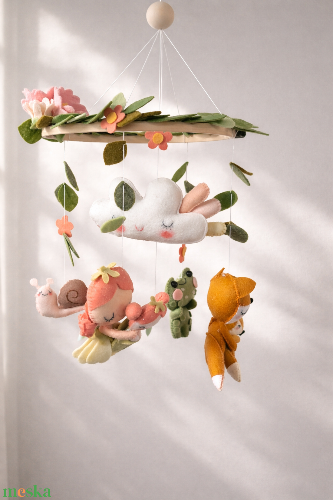 Erdei tündér babaforgó - baba - mama - baba játékok - kiságyforgó - Meska.hu